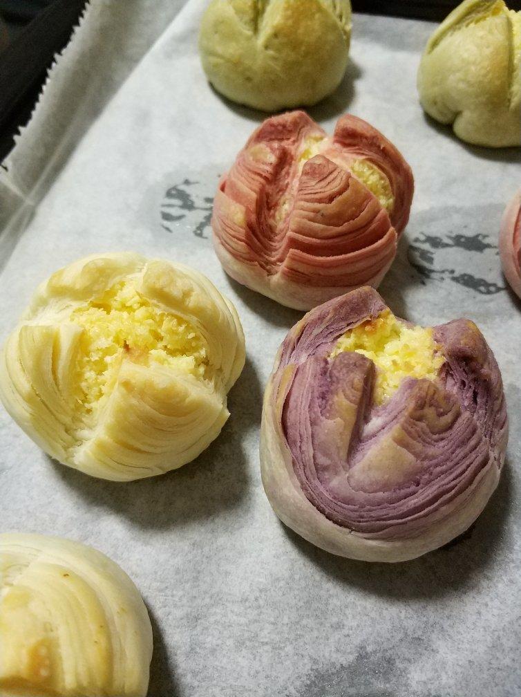 花开富贵之四种口味的椰蓉开口酥