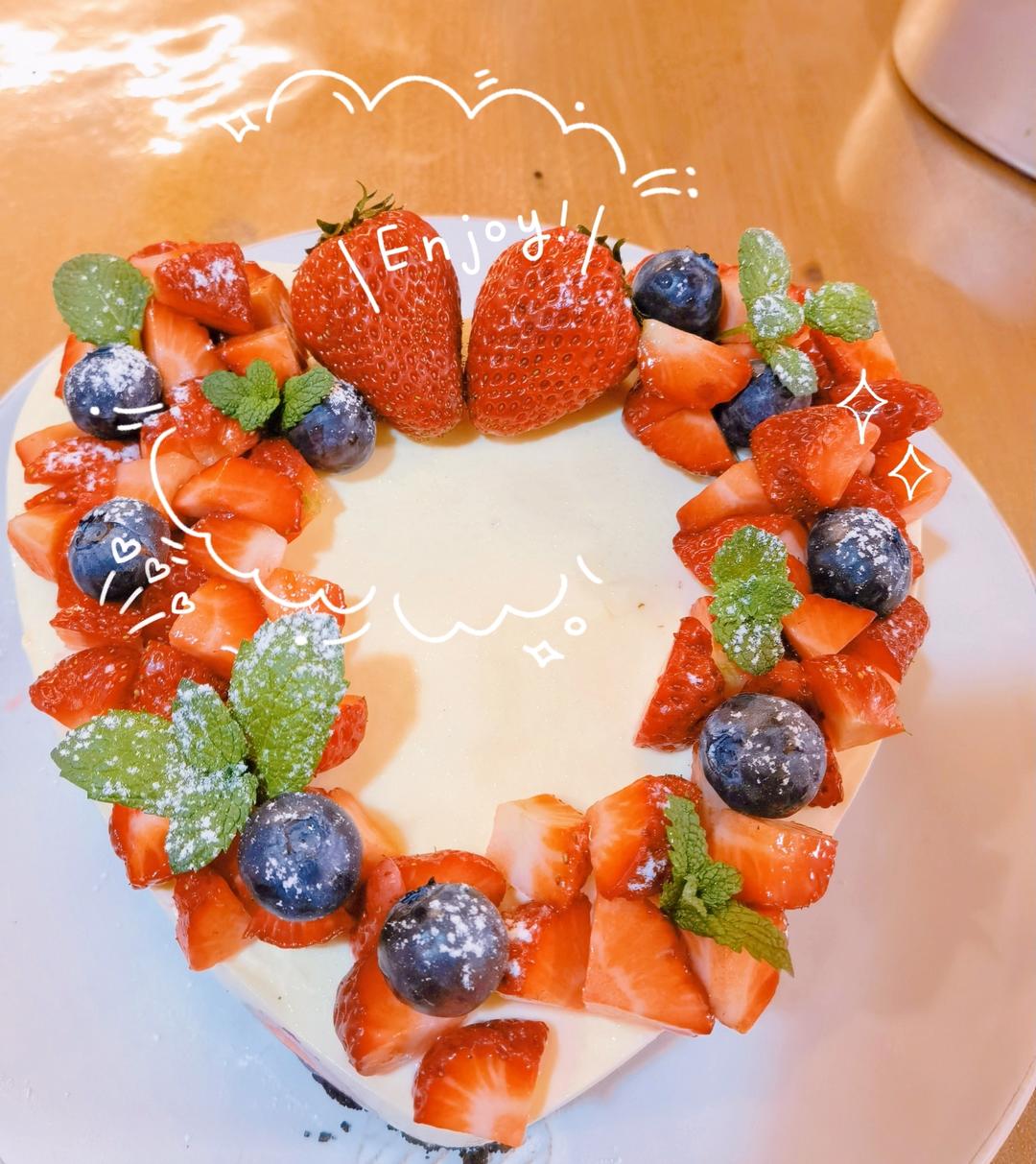 奥利奥草莓酸奶慕斯蛋糕（6寸）