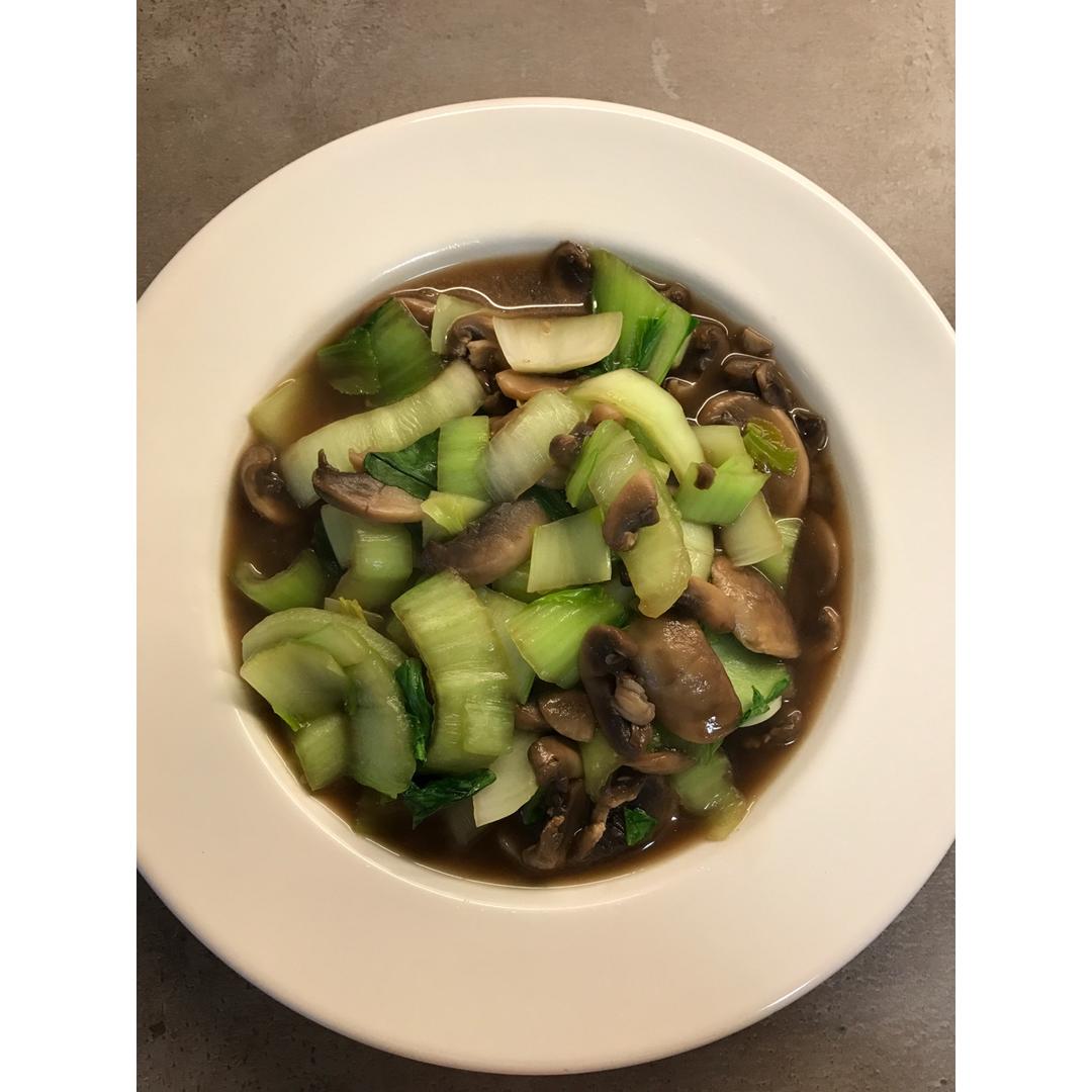 青菜蘑菇