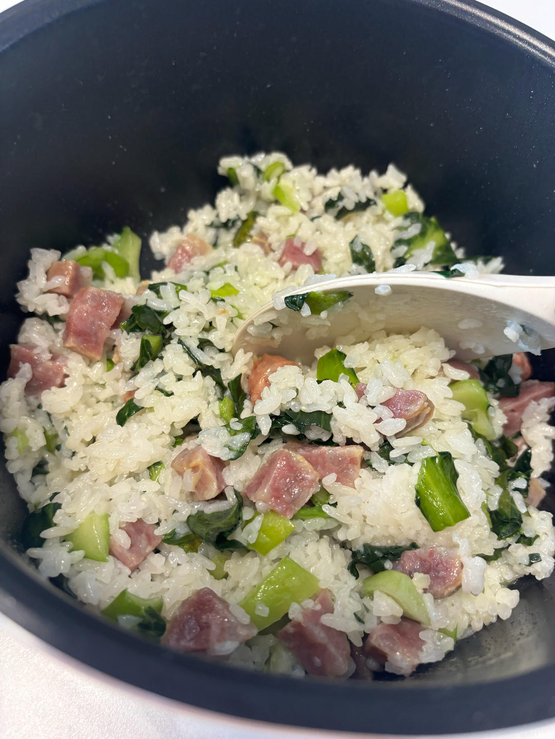 火腿菜饭
