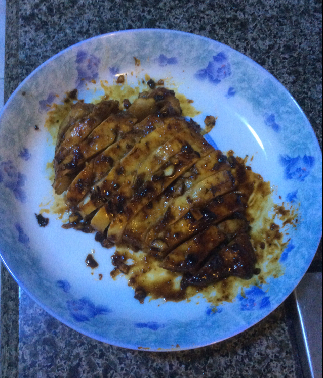 酷炫屌炸天好吃的煎鸡胸肉（香蒜蜂蜜煎鸡胸肉）