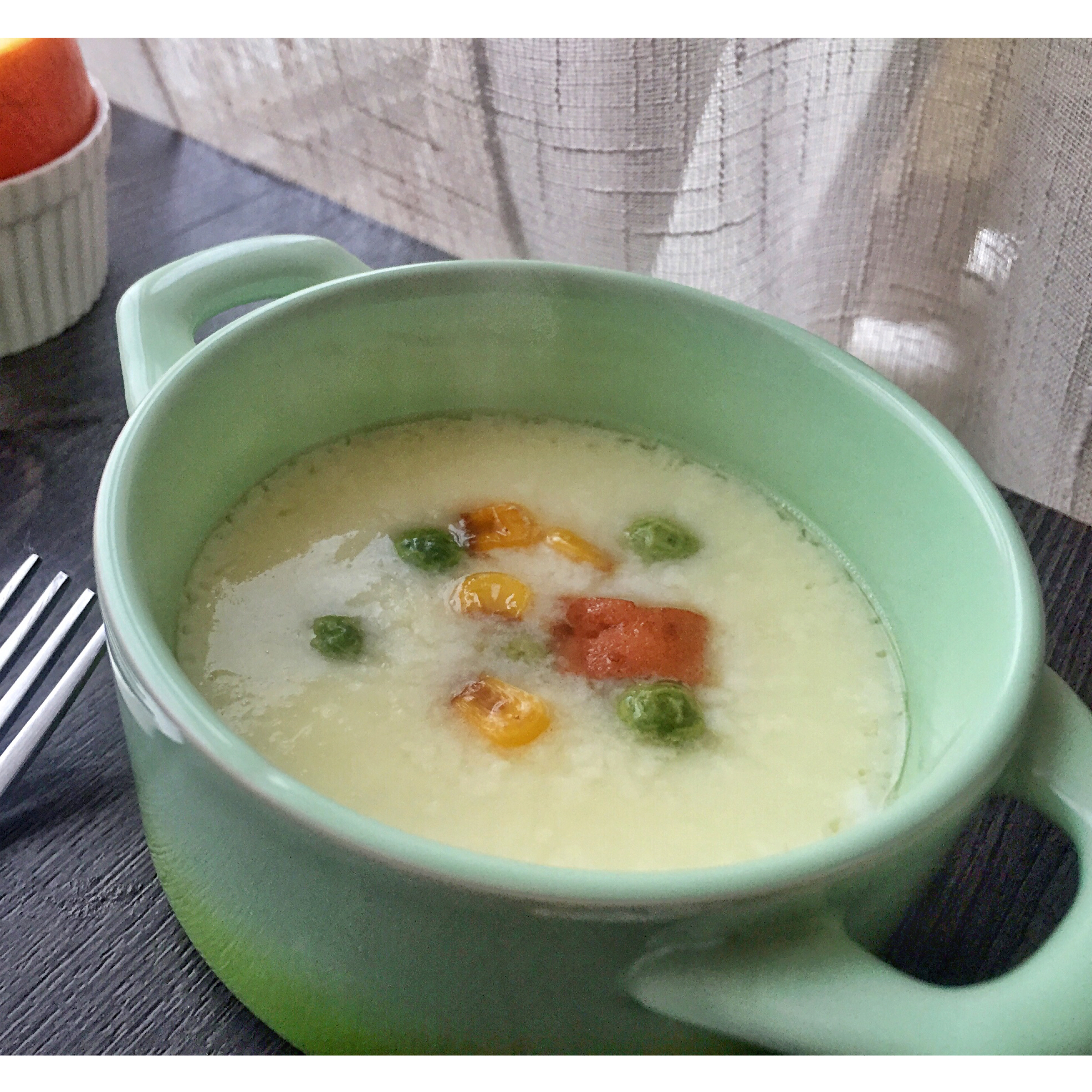 苹果--mm做的什锦蛋羹