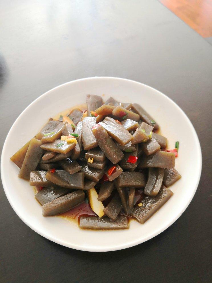 香炒魔芋豆腐