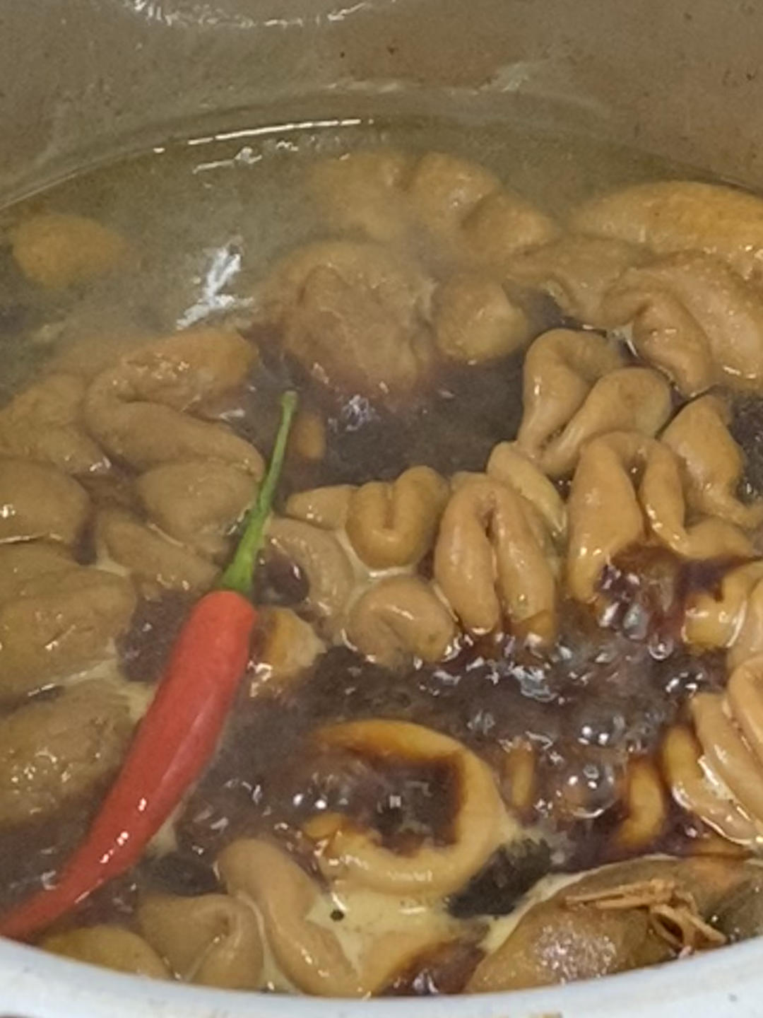 超简单的高压锅卤肥肠（潮汕口味）