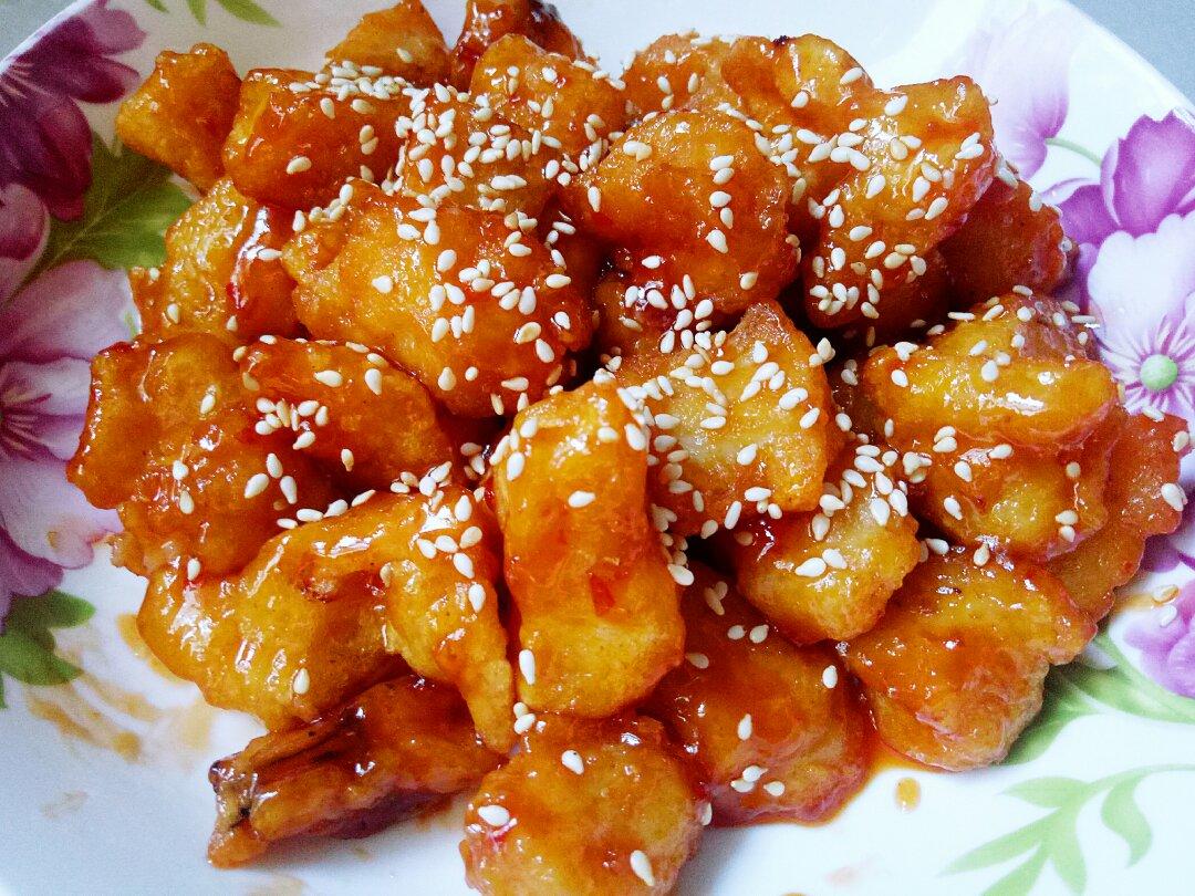 茜茜ir10做的糖醋巴沙鱼柳孩子很喜欢吃