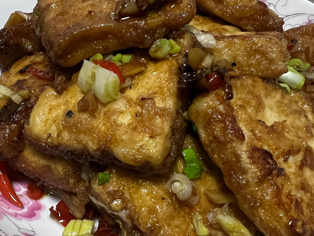 爆汁香煎豆腐
