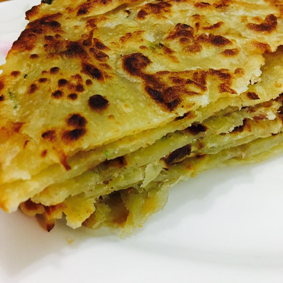 自制葱油饼