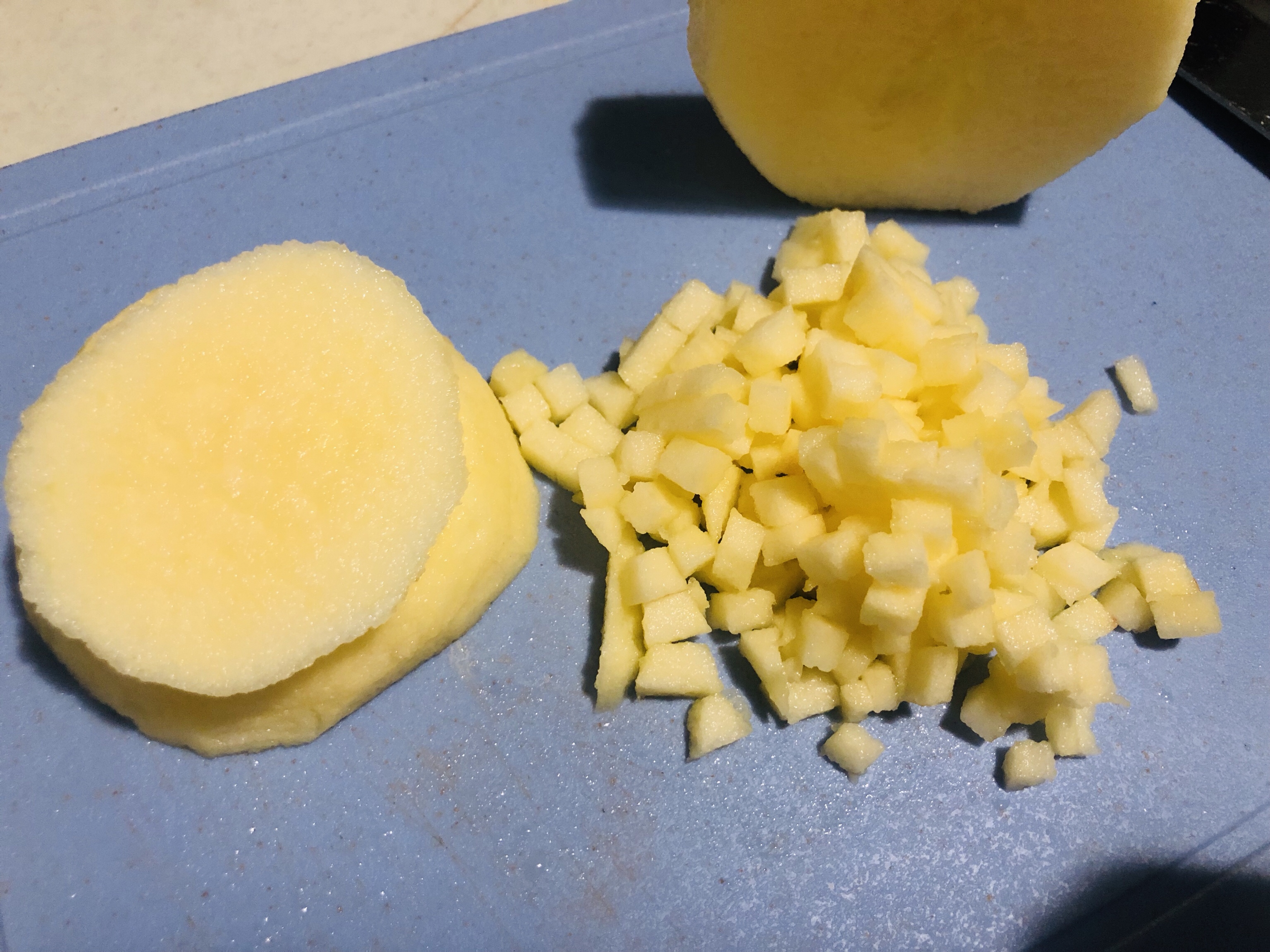 苹果燕麦松饼的做法 步骤4