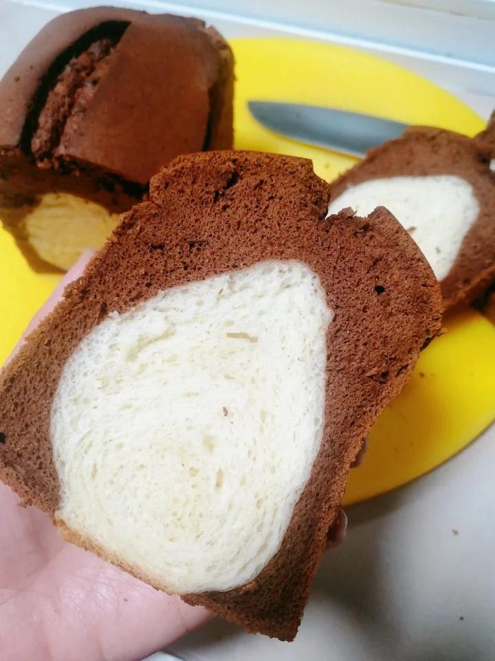 一次成功的黑钻吐司｜蛋糕➕面包的神仙搭配