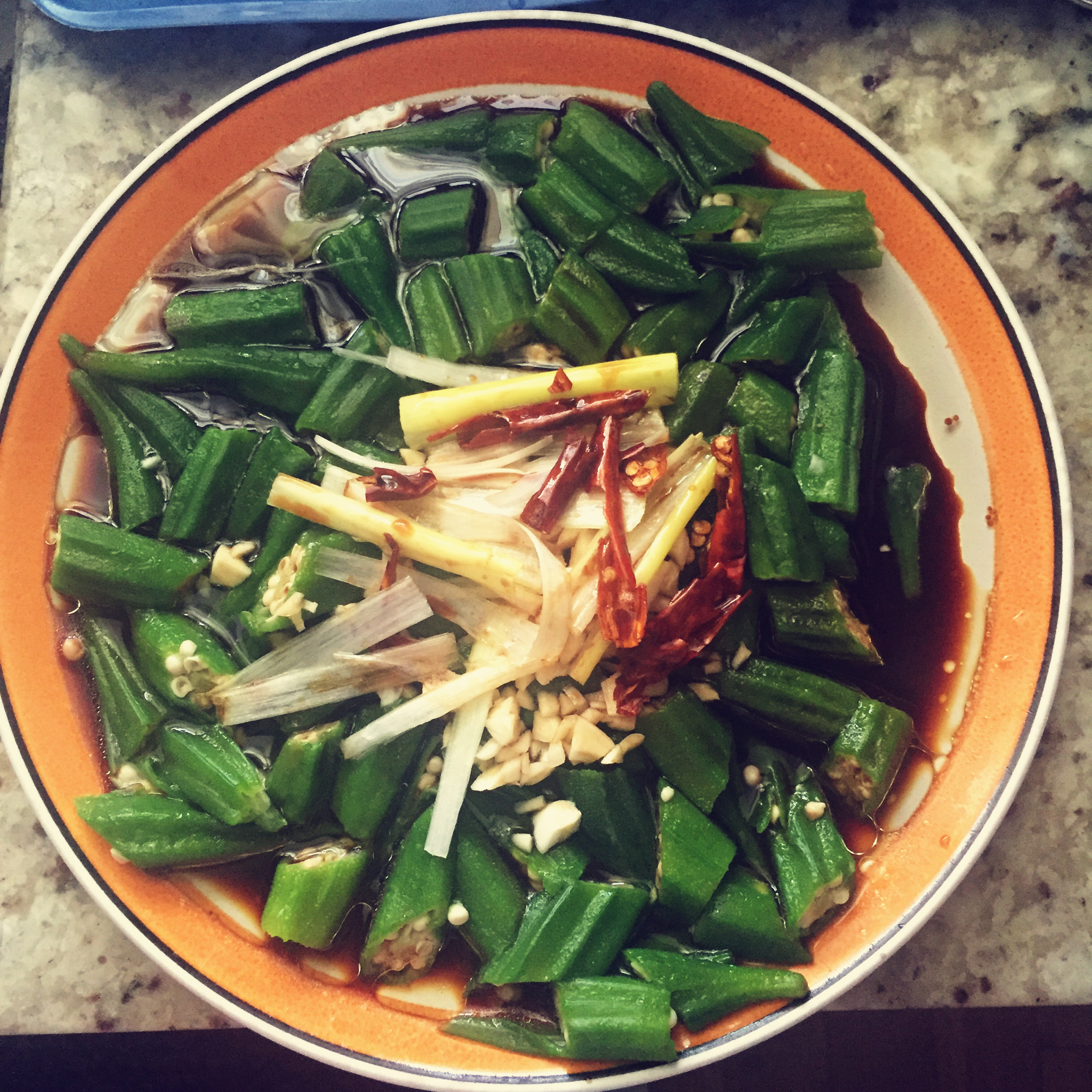 【白灼秋葵】清爽简单