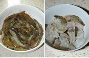 火腿鲜虾粥的做法 步骤2