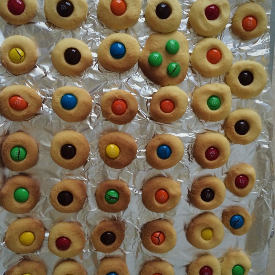 椰子味迷你MM豆曲奇小饼