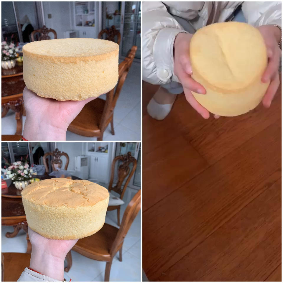 纸杯蛋糕 8寸戚风蛋糕的量
