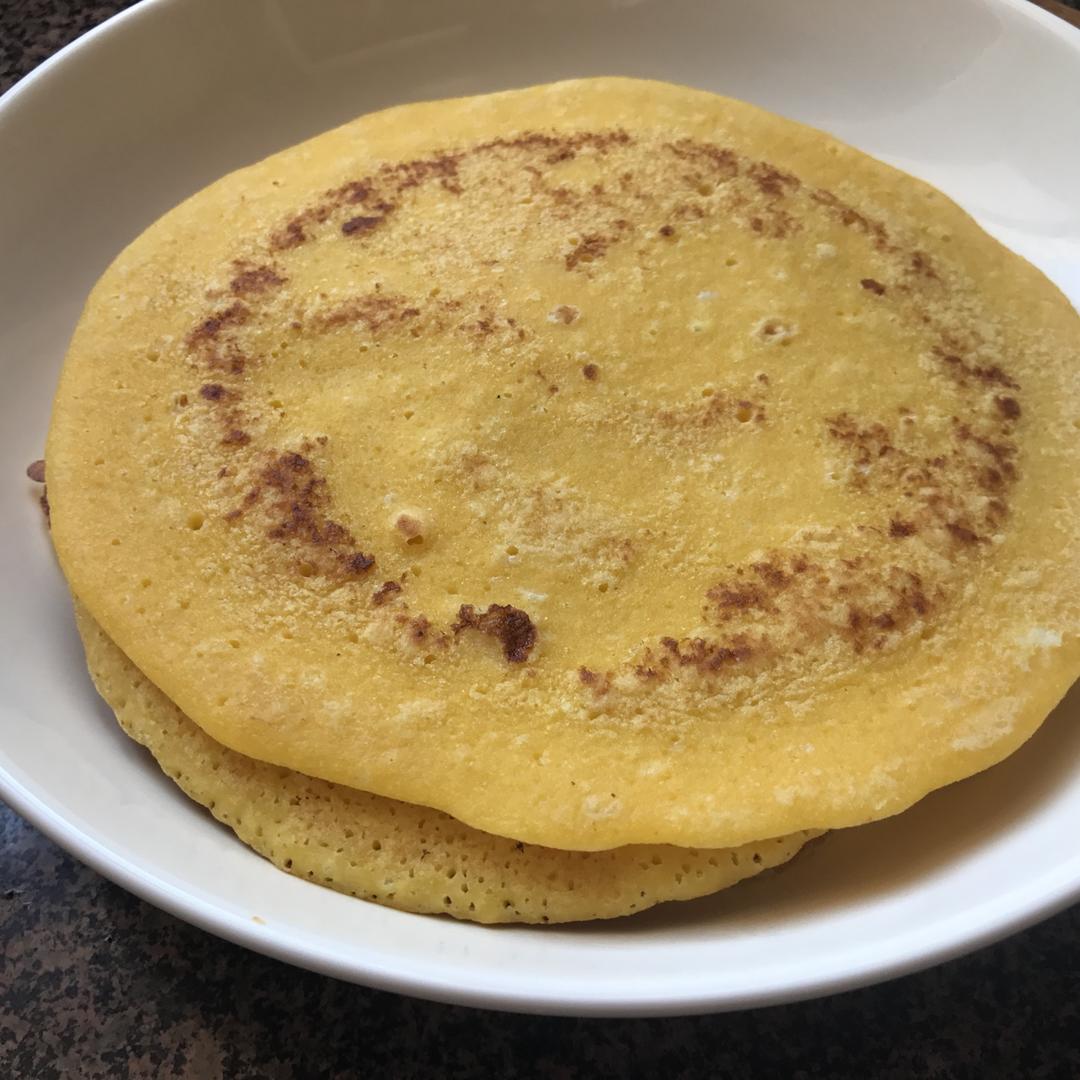 玉米面鸡蛋饼