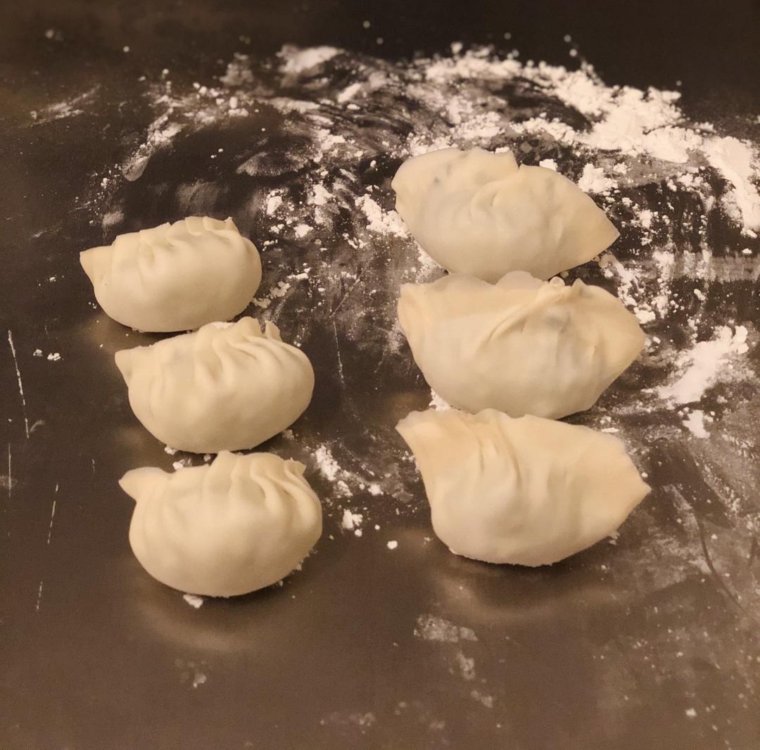 手工揉面三分钟，又韧又薄又好包的饺子皮