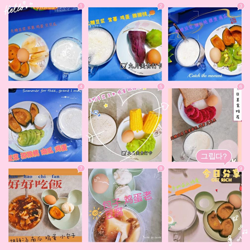 9天减肥食谱不重样