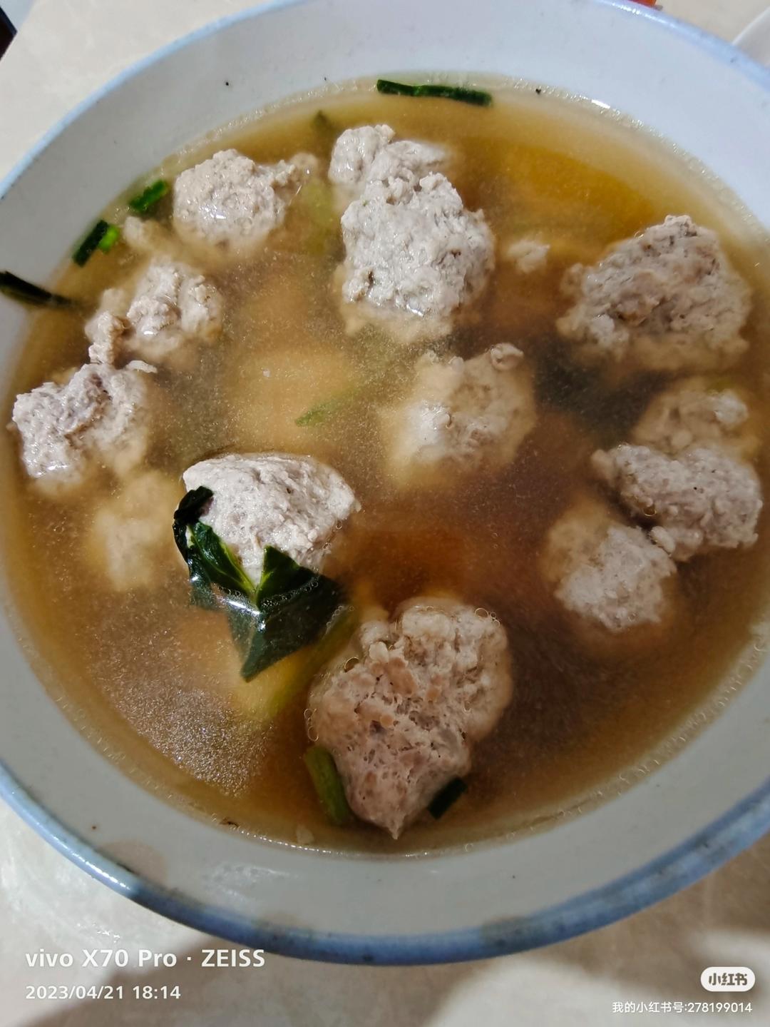 猪肉丸子汤