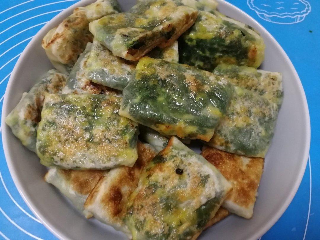 皮薄馅多的韭菜盒子