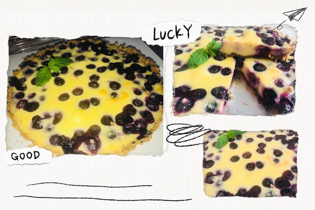蓝莓乳酪派