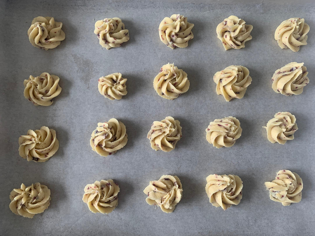 零失败花纹超级立体的黄油曲奇