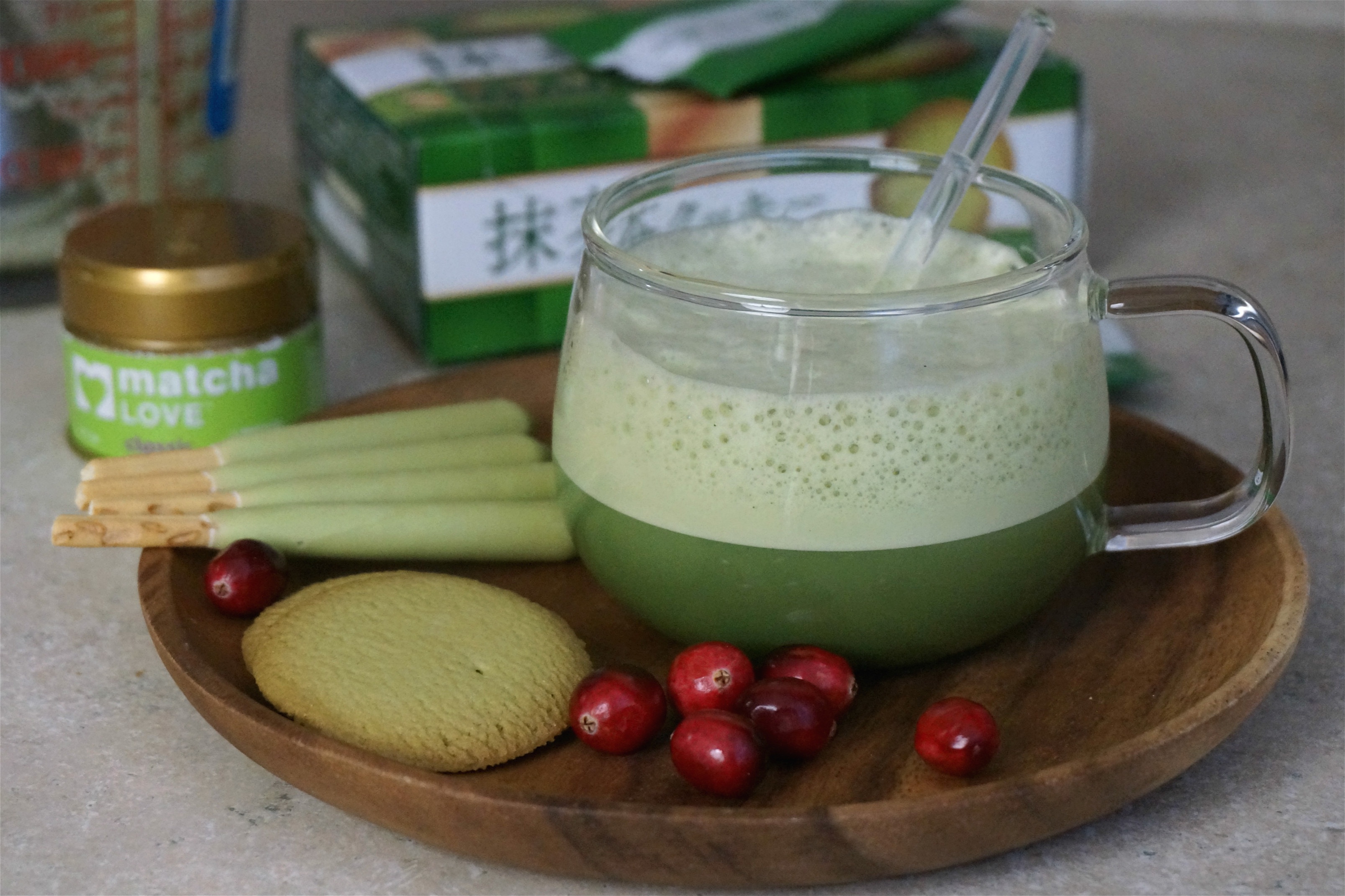 豆奶抹茶拿铁 (Soy Green Tea Latte)