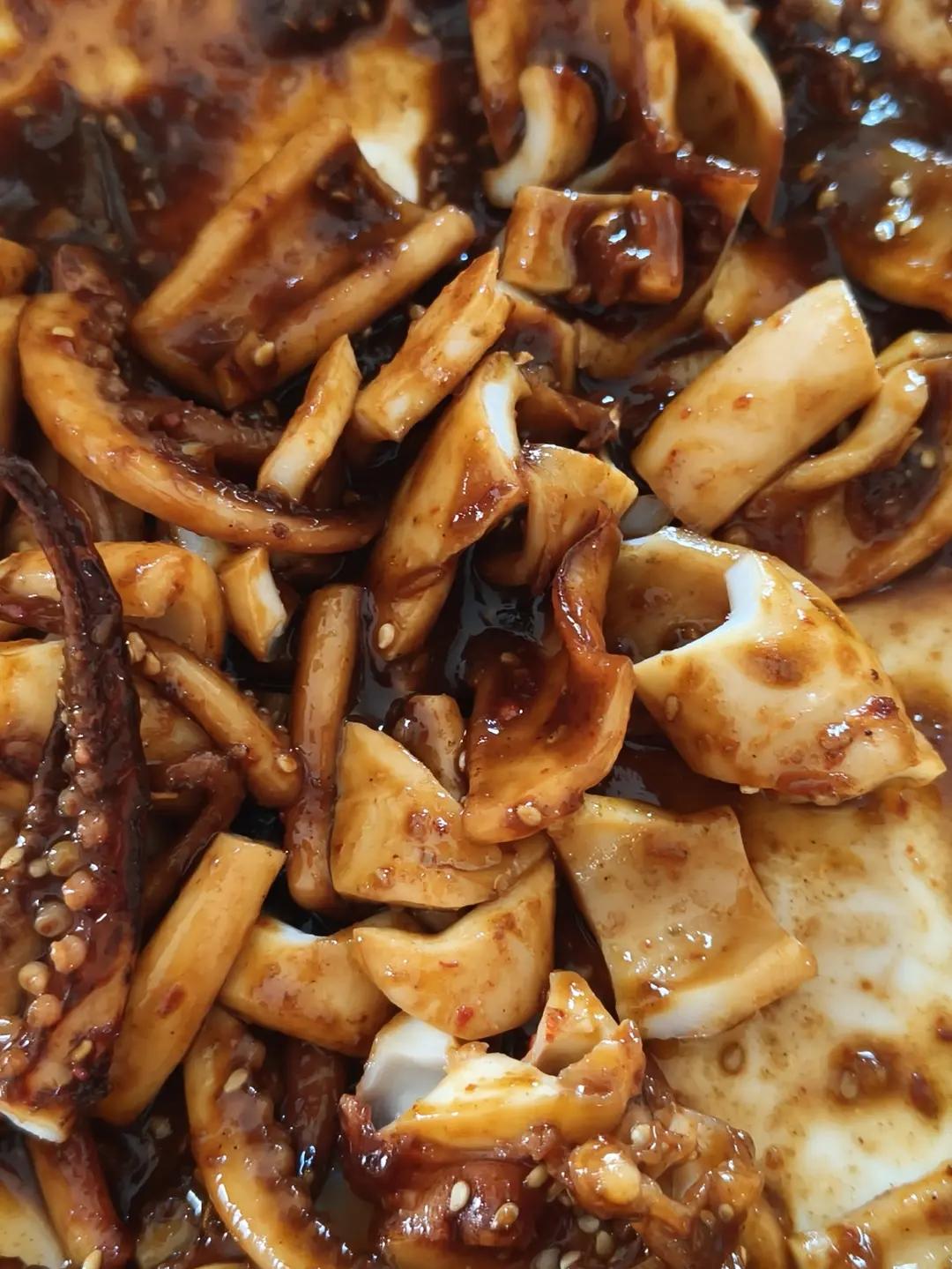 家庭版的铁板鱿鱼