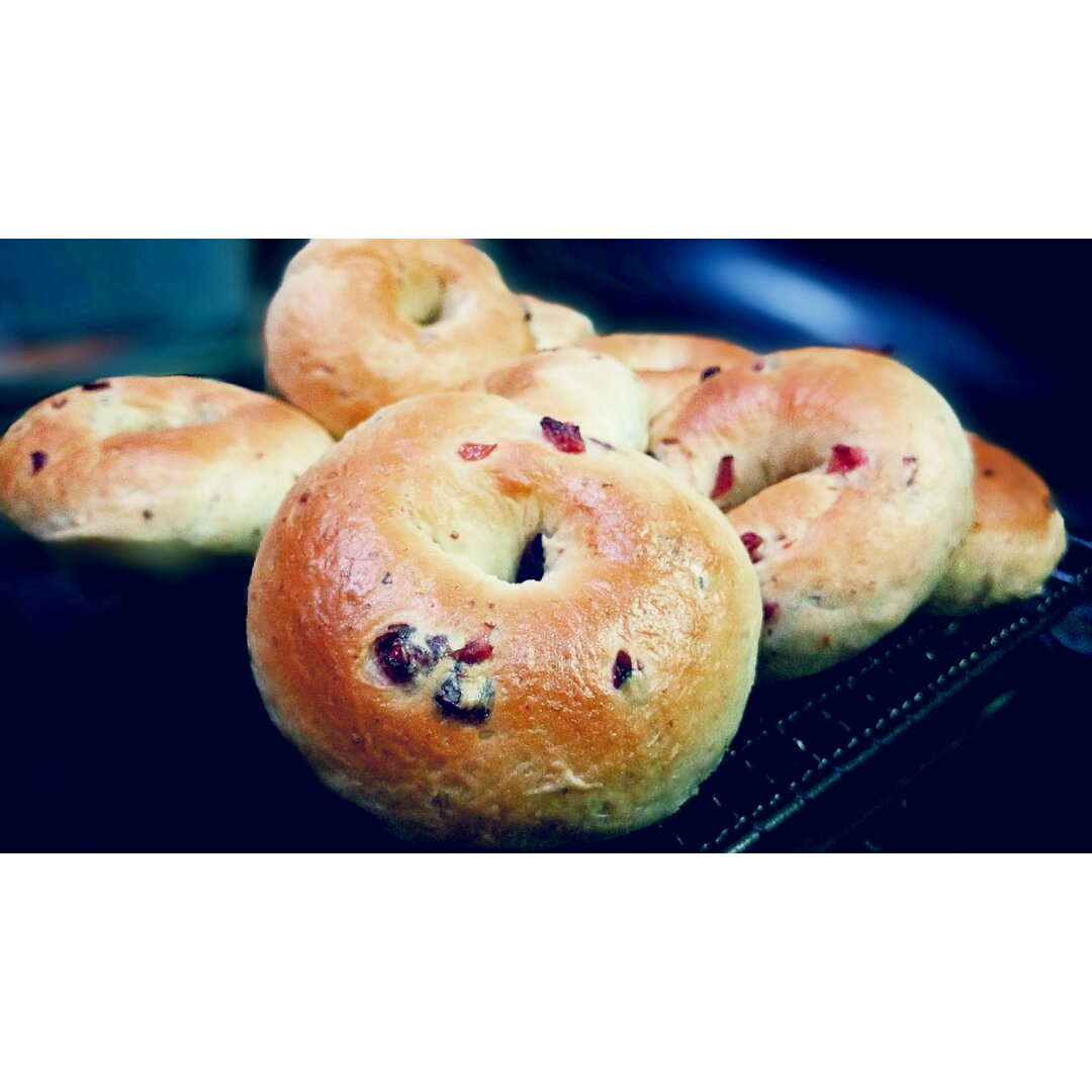治愈系面包-蔓越莓贝果