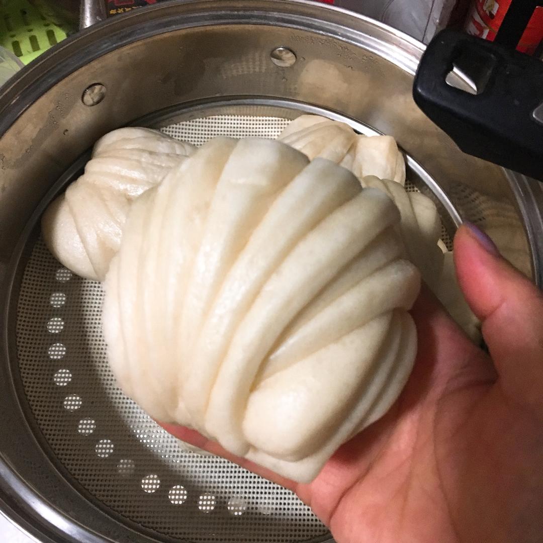 造型漂亮做法超简单的，花卷馒头