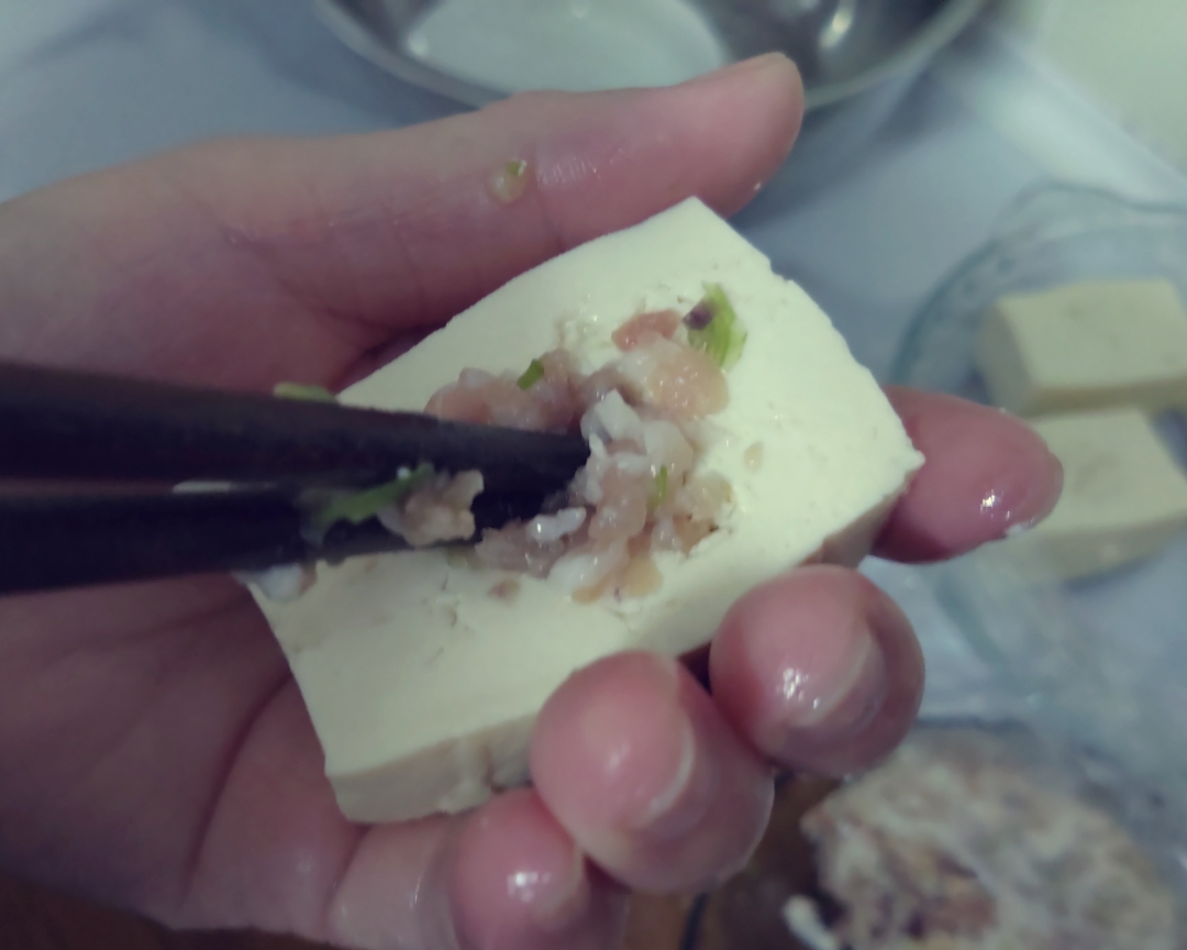 客家酿豆腐的做法 步骤4