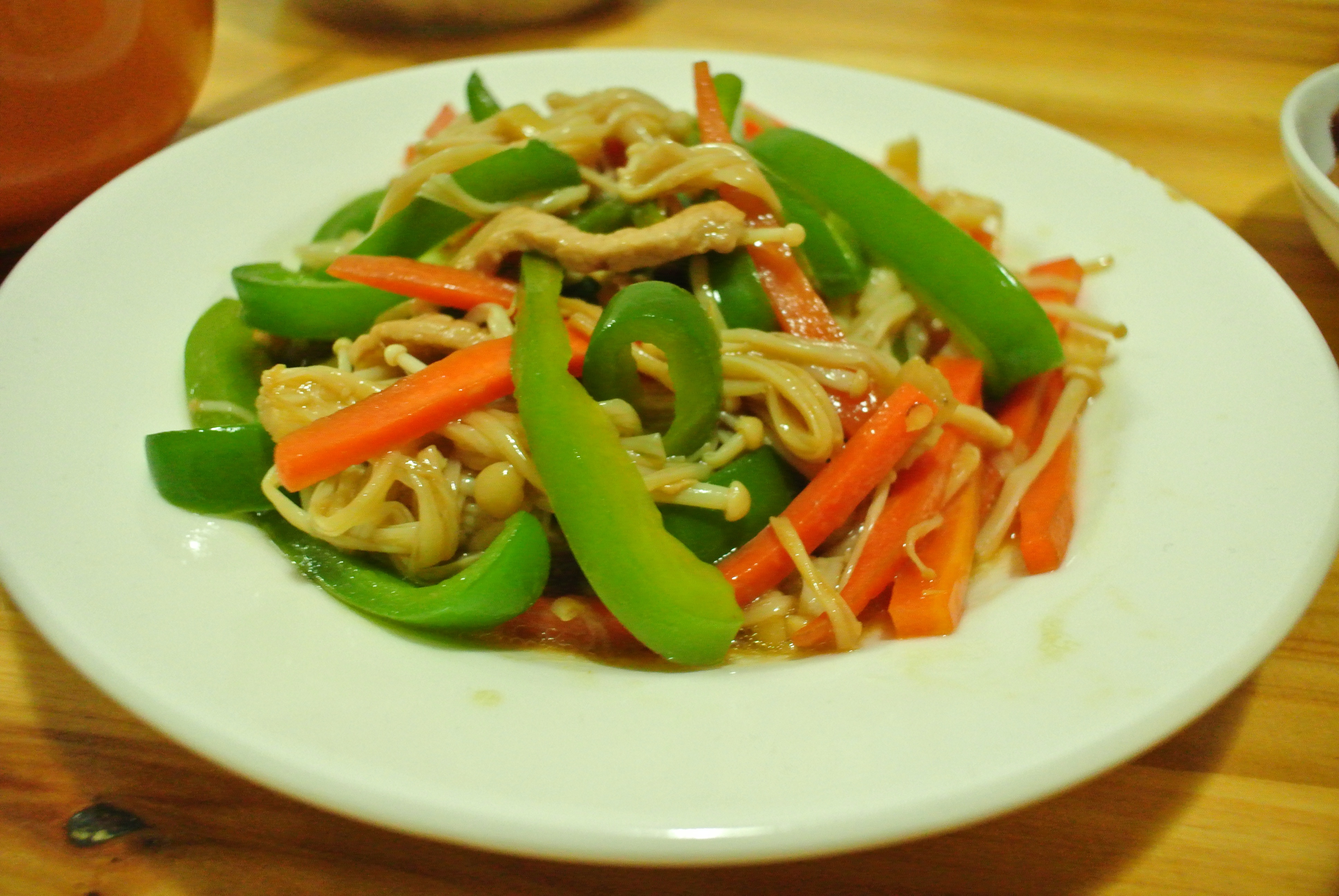 e-lin做的清炒金针菇清炒金针菇家常菜首页登录注册作品动态菜单查看