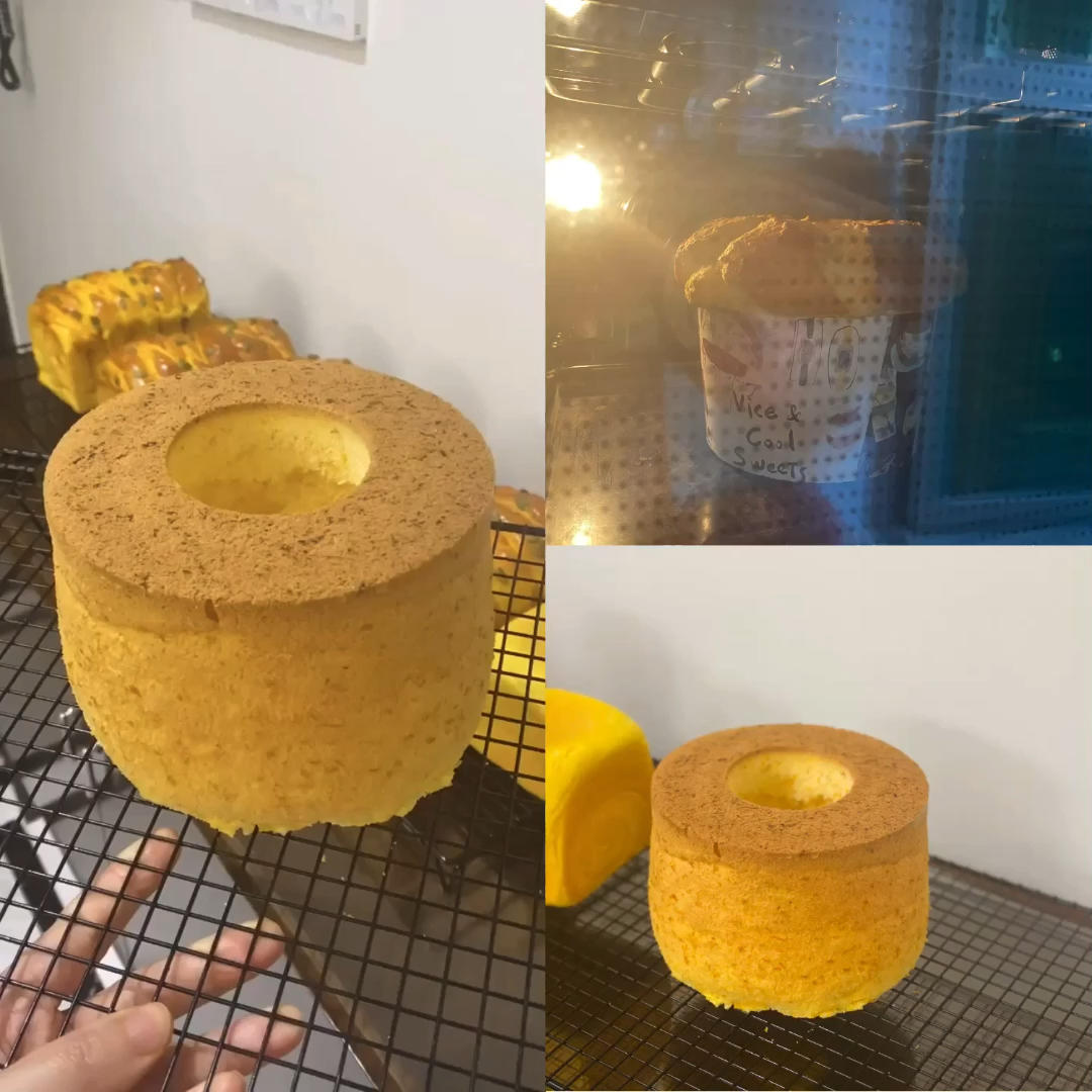 南瓜戚风蛋糕