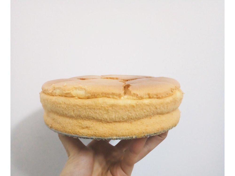 6寸原味戚风蛋糕