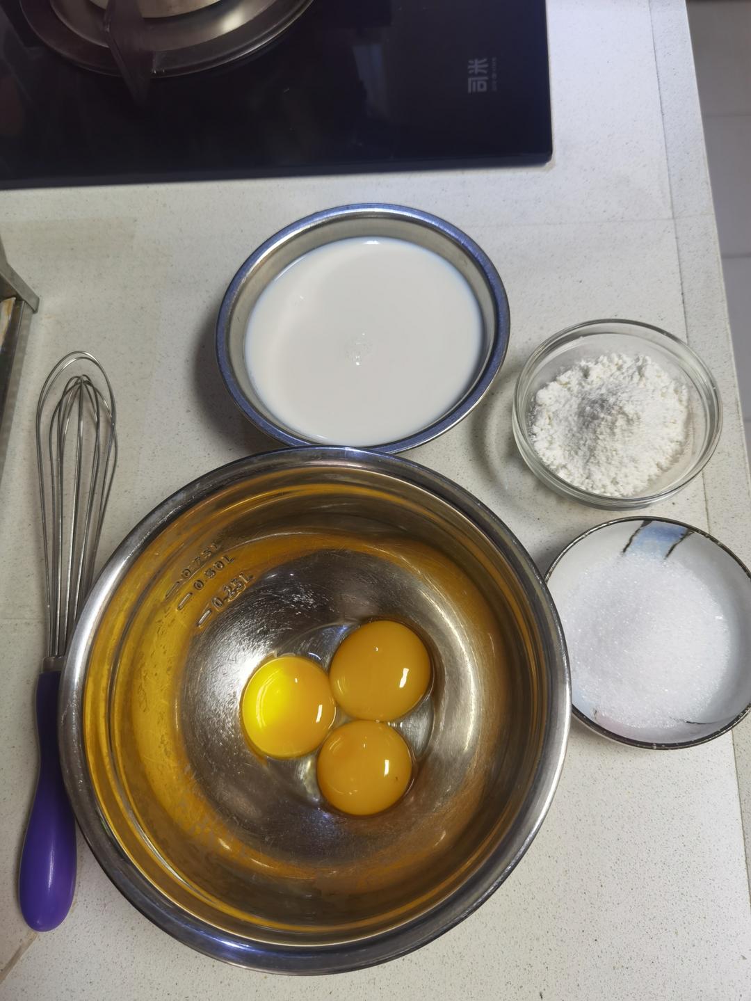 纯奶手撕吐司的做法 步骤1