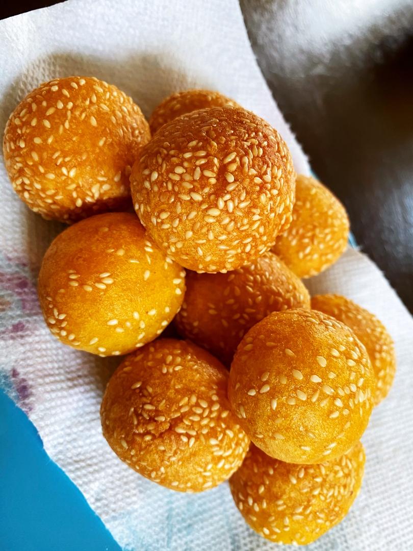 黄金球之一（南瓜芝麻球）