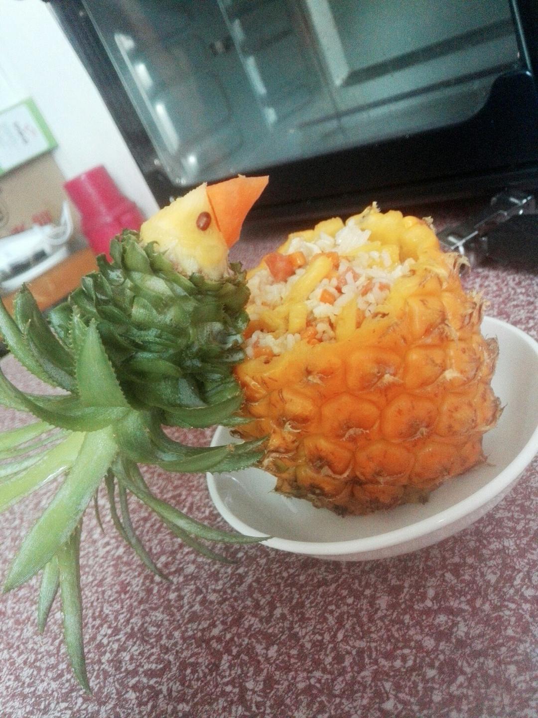 鸟语花香菠萝炒饭