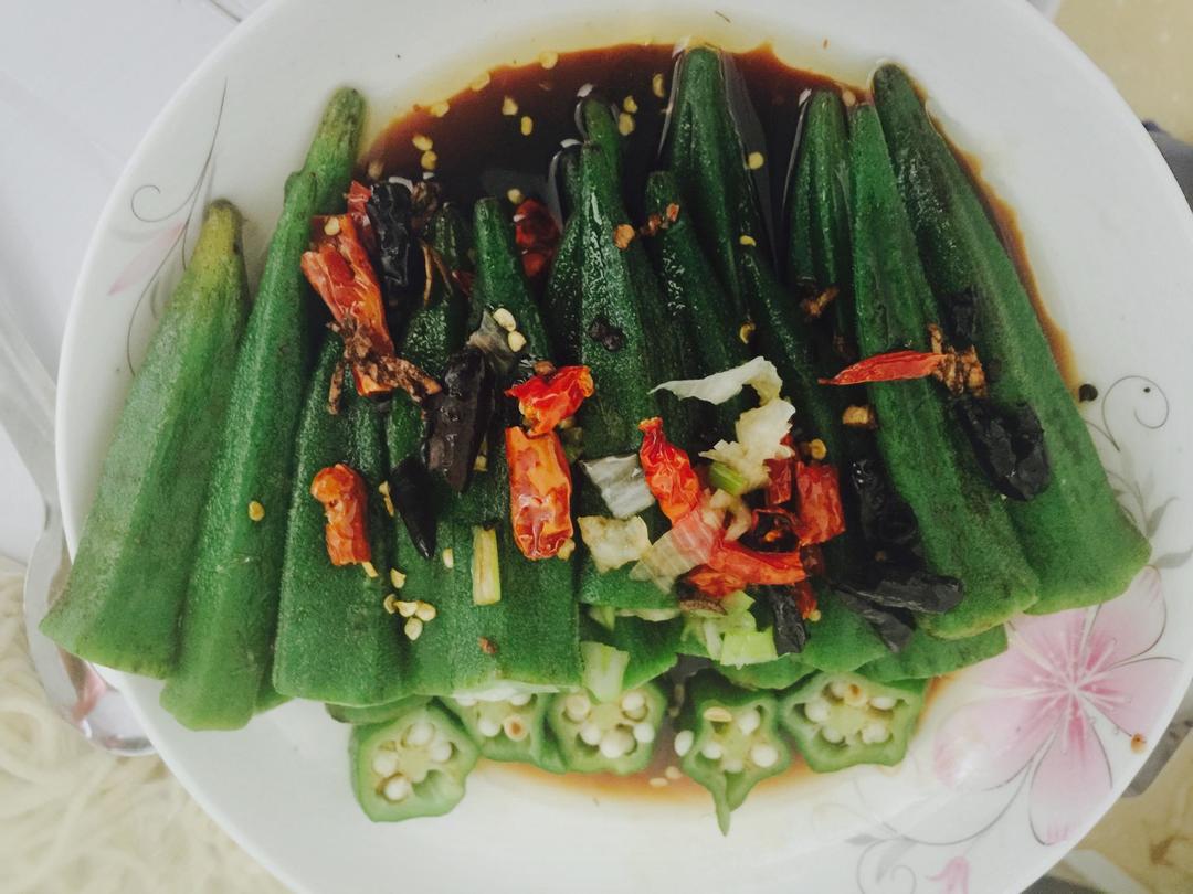 凉拌秋葵