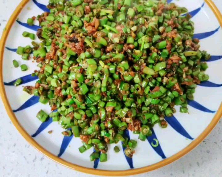 快手下饭菜肉沫豆角，3碗米饭见底了