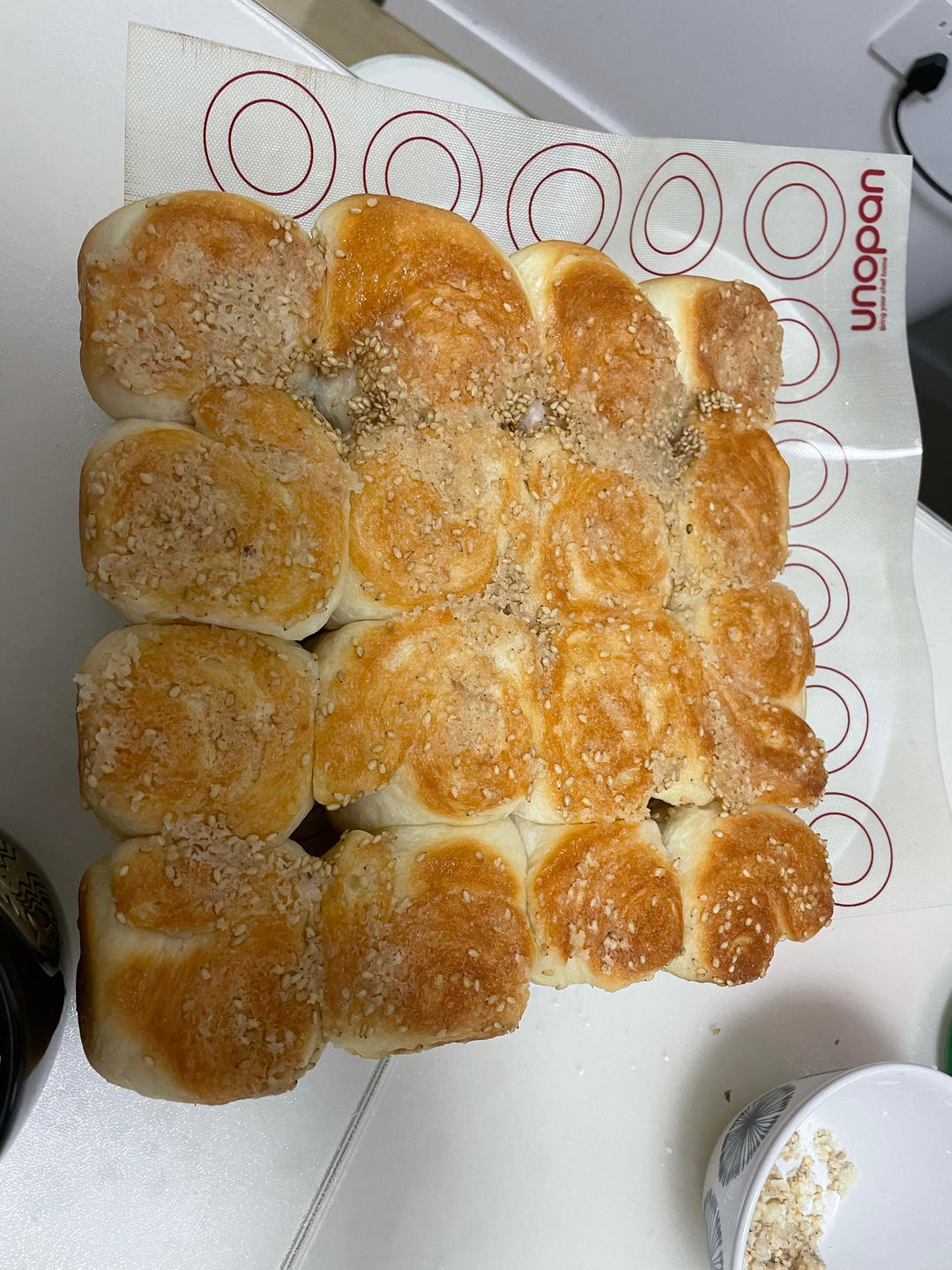 脆底蜂蜜小面包