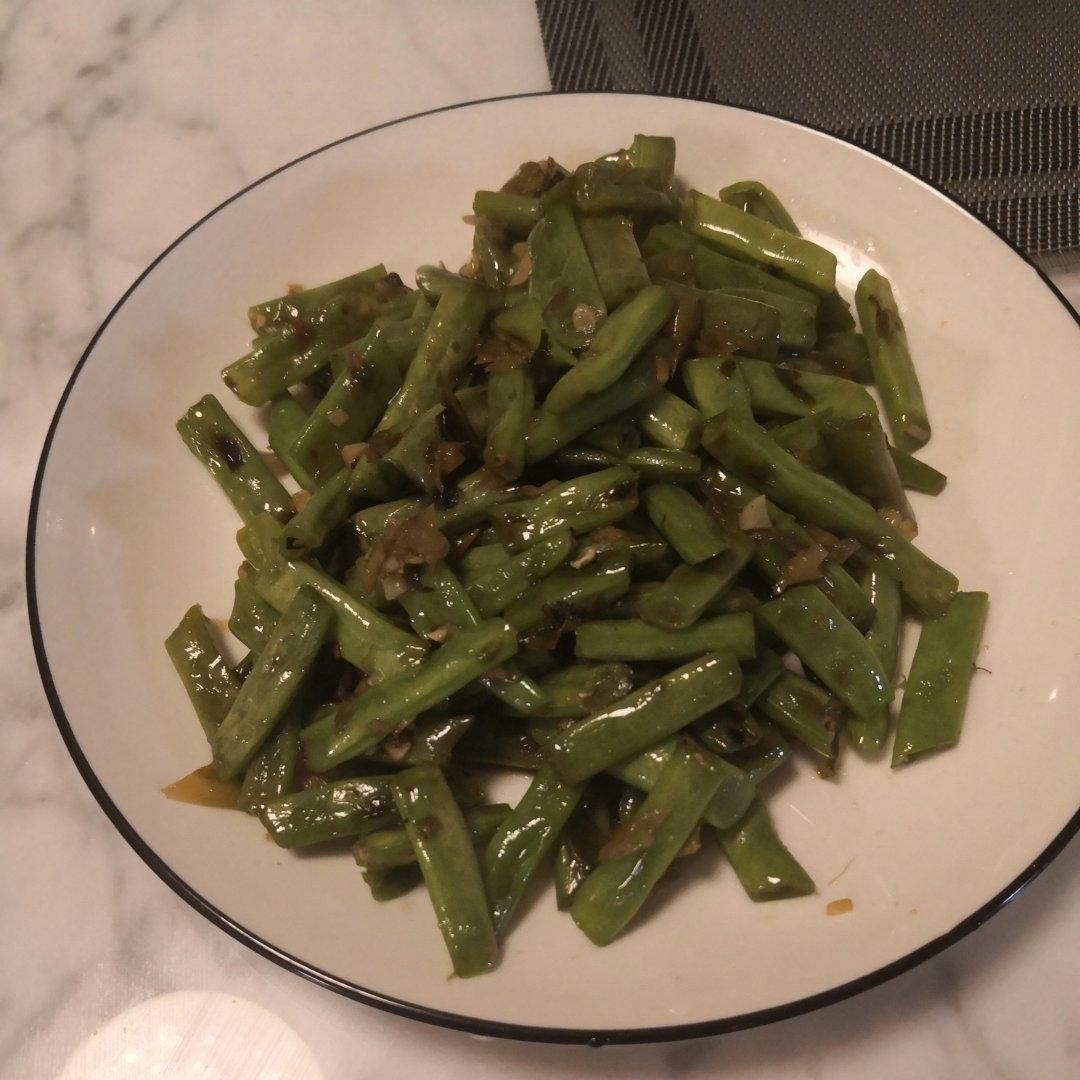 家常小炒四季豆，蔬菜就是要清爽鲜甜