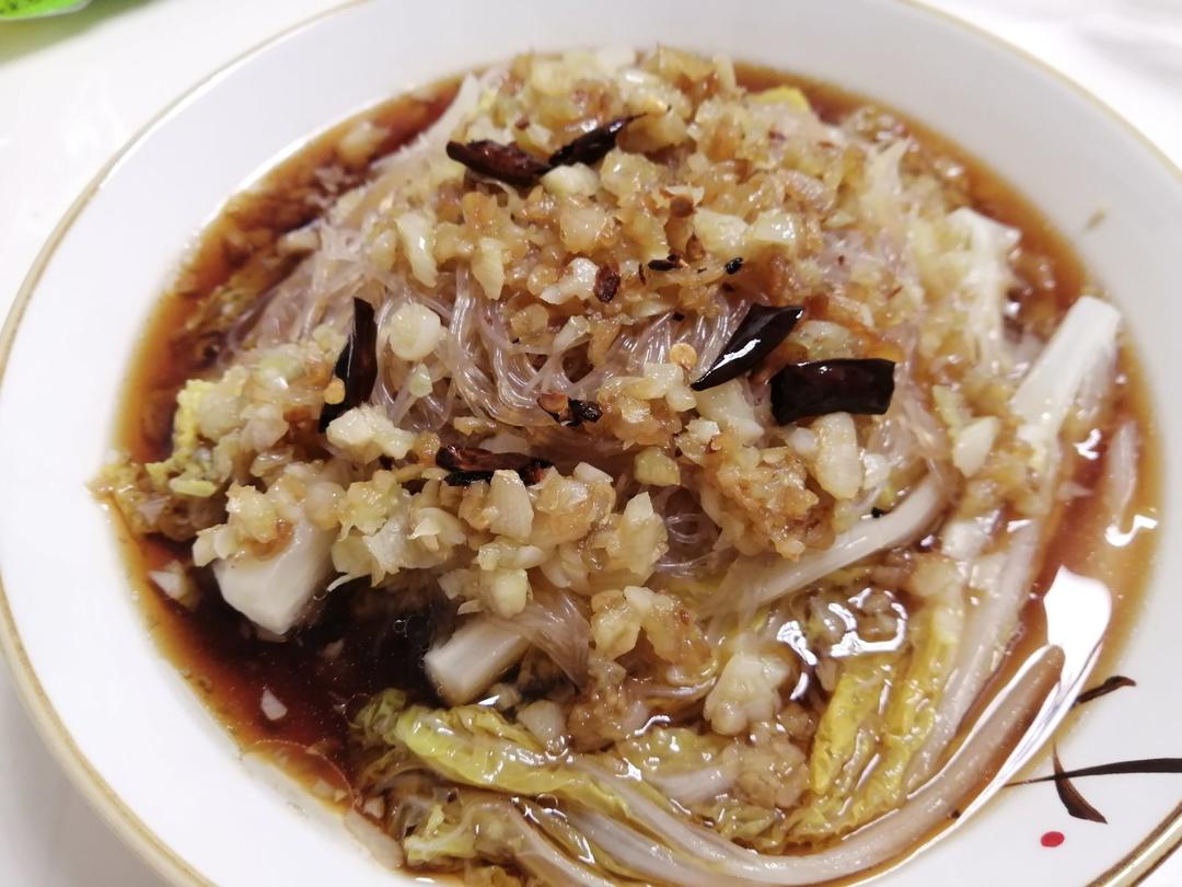蒜蓉粉丝娃娃菜