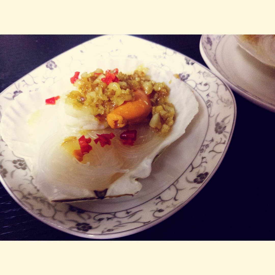 蒜蓉粉丝蒸扇贝