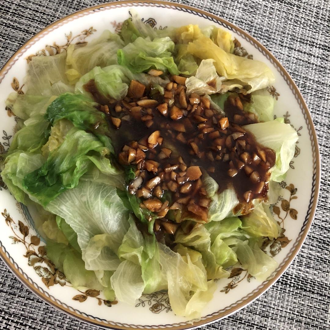 白灼生菜