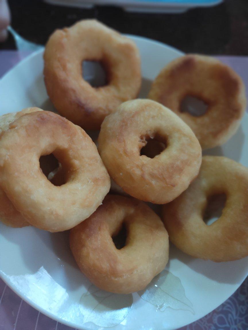 免烤箱！松软可口！一次成功的香甜甜甜圈