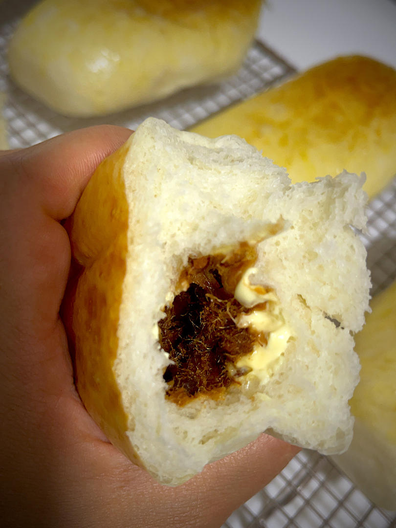 65度汤种松松面包（消耗肉松）