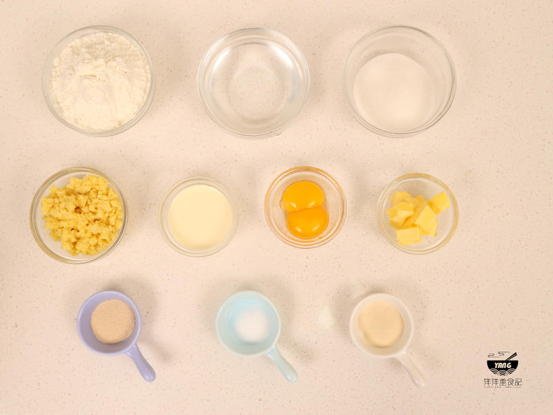 纯奶手撕吐司的做法 步骤1