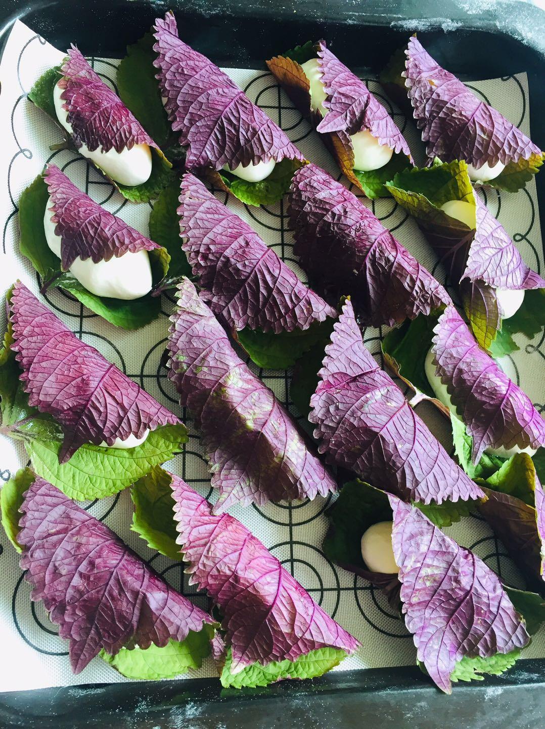 苏子叶（紫苏叶）饽饽