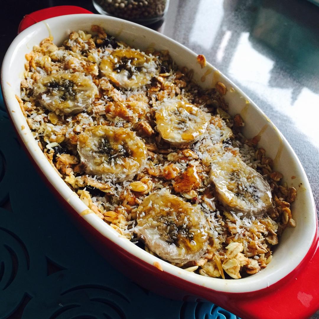 Baked Oatmeal Breakfast 早餐烤燕麦