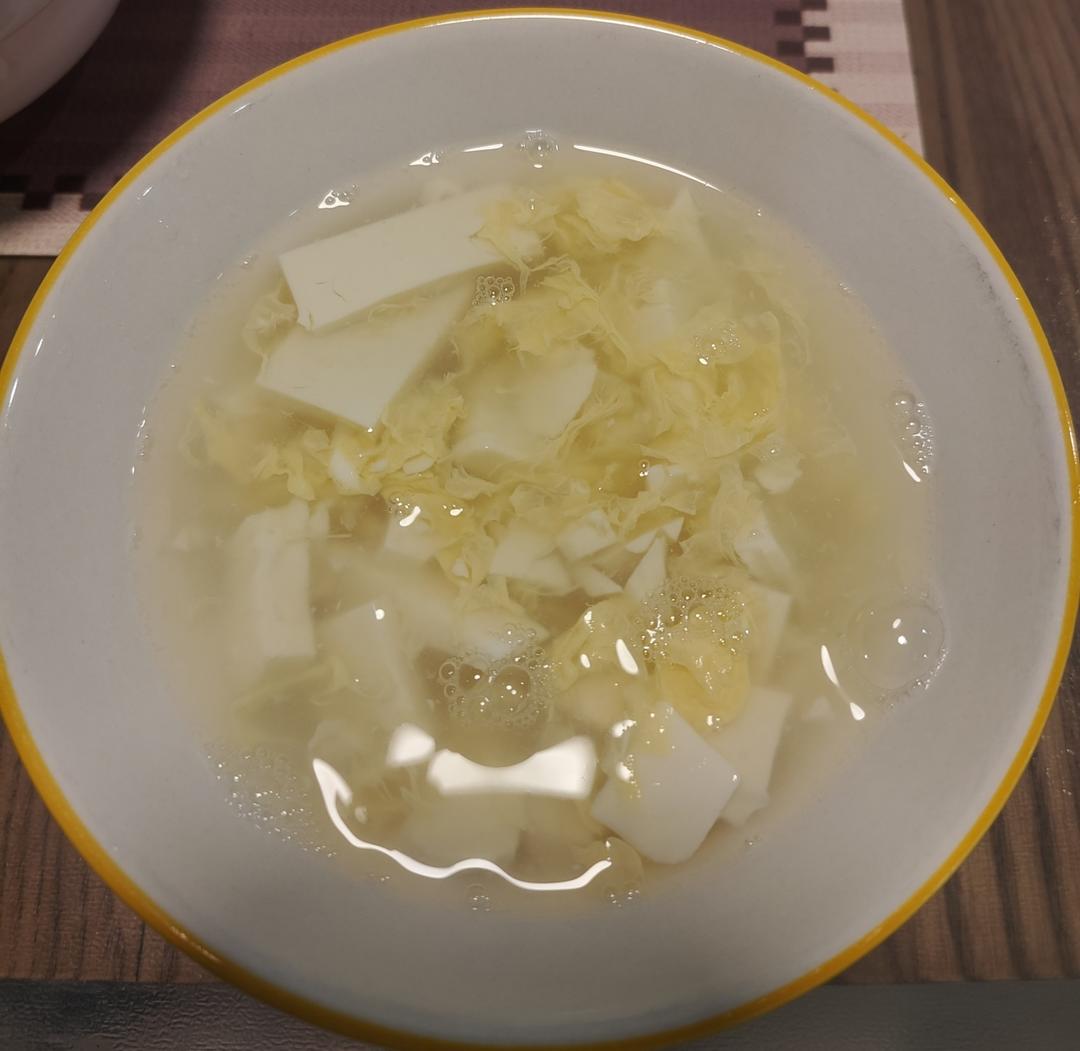 内酯豆腐鸡蛋汤（简单快手）
