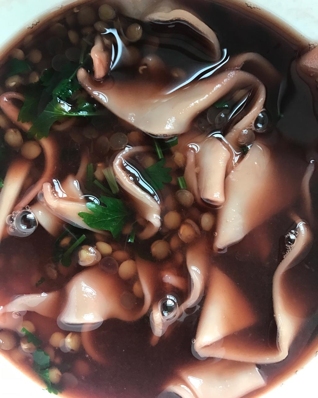 狂奔吧小窝做的扁豆面