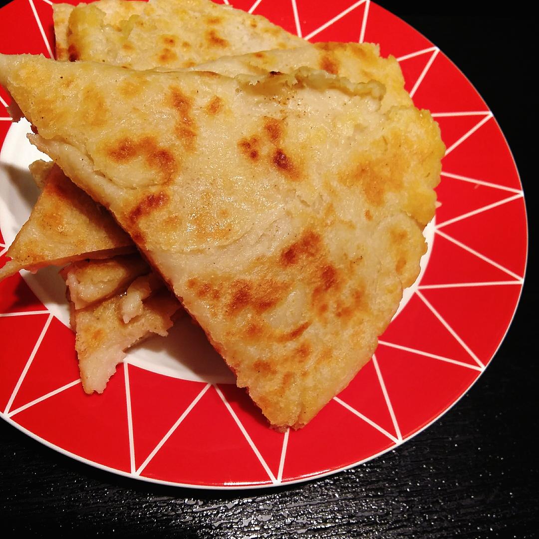 烫面葱油饼